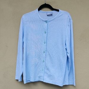 Blair Vintage Light Blue Knit Top Sleepwear